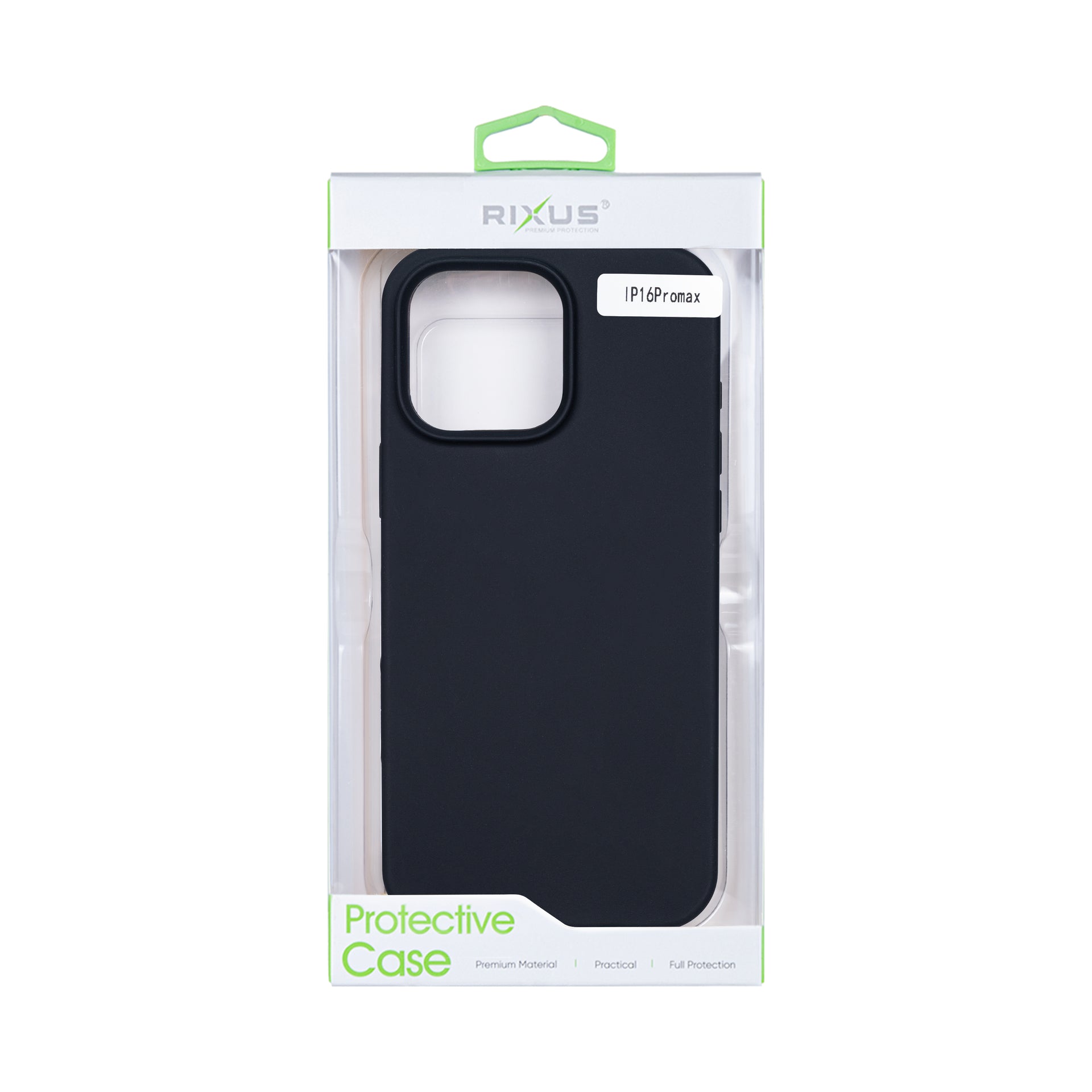 Rixus Soft TPU Phone Case With MagSafe Compatible For Apple iPhone 16 Pro Max Black