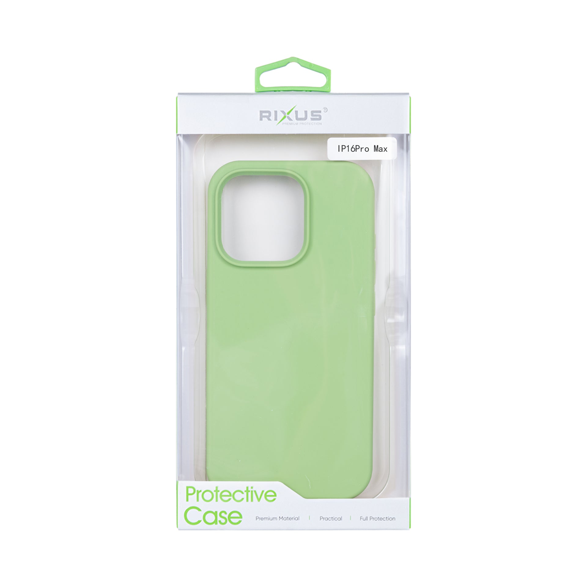 Rixus Soft TPU Phone Case With MagSafe Compatible For Apple iPhone 16 Pro Max Matcha