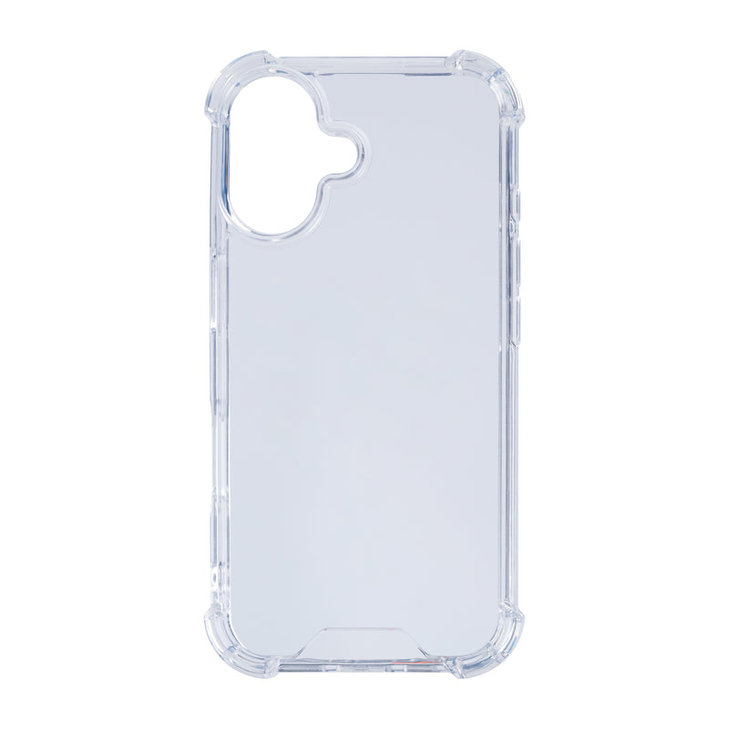 Rixus For iPhone 16 Anti-Burst Case Transparent