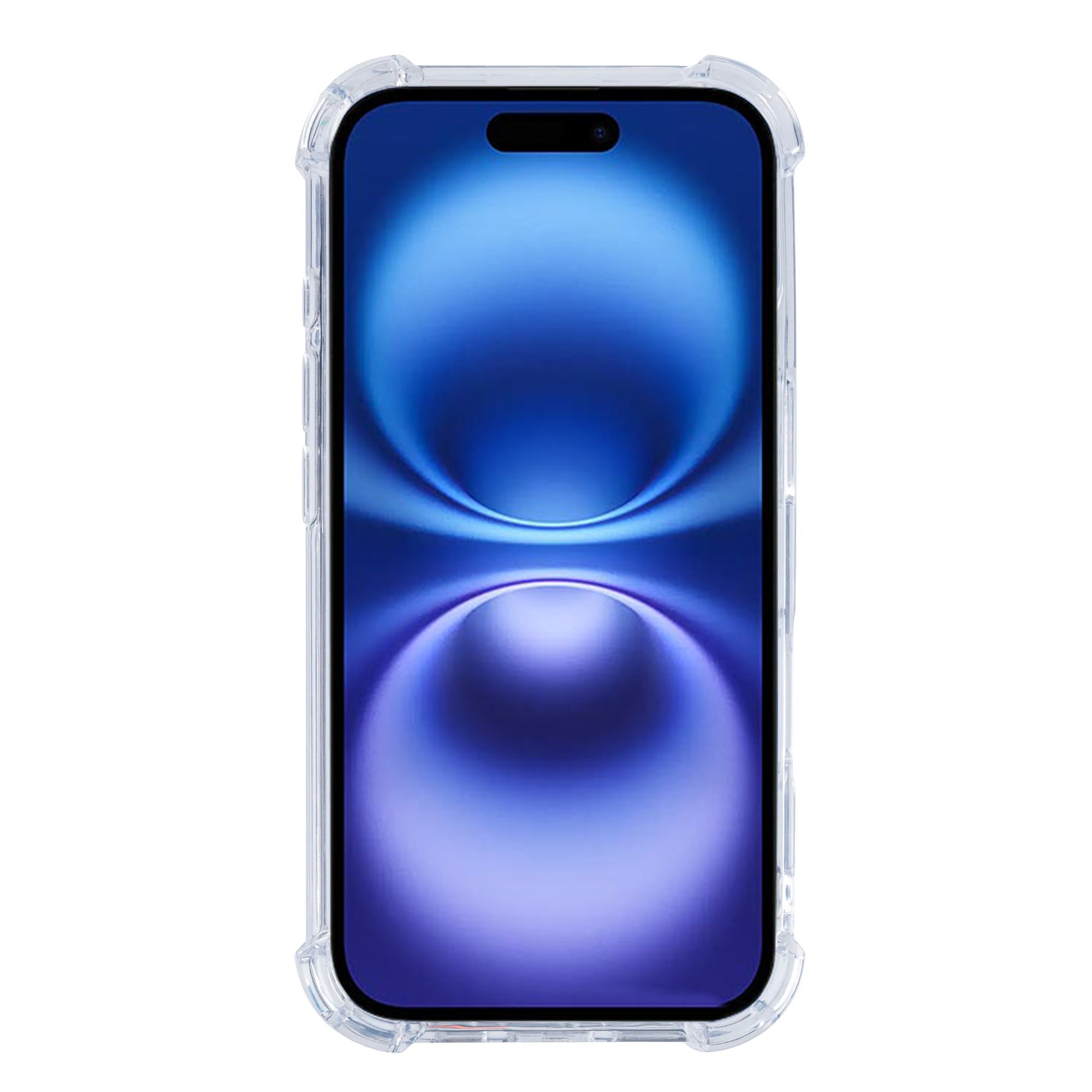 Rixus Anti-Burst Case For Apple iPhone 16 Transparent