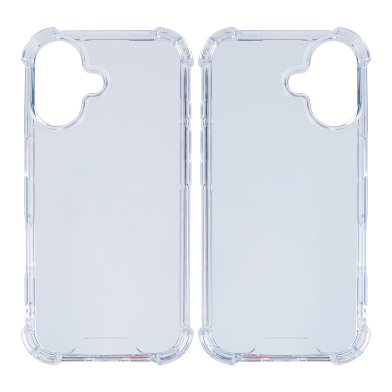 Rixus For iPhone 16 Anti-Burst Case Transparent