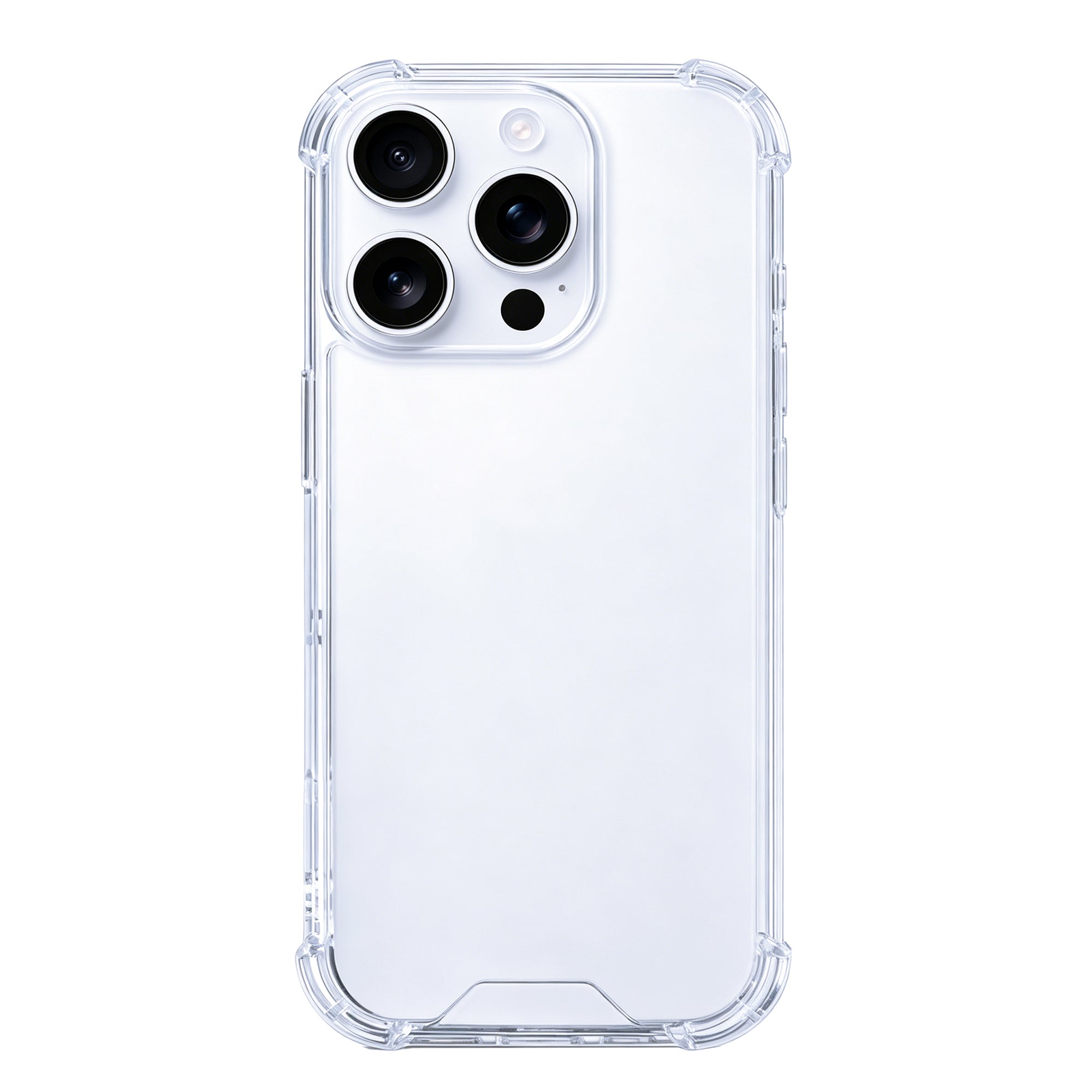 Rixus Anti-Burst Case For Apple iPhone 16 Pro Transparent