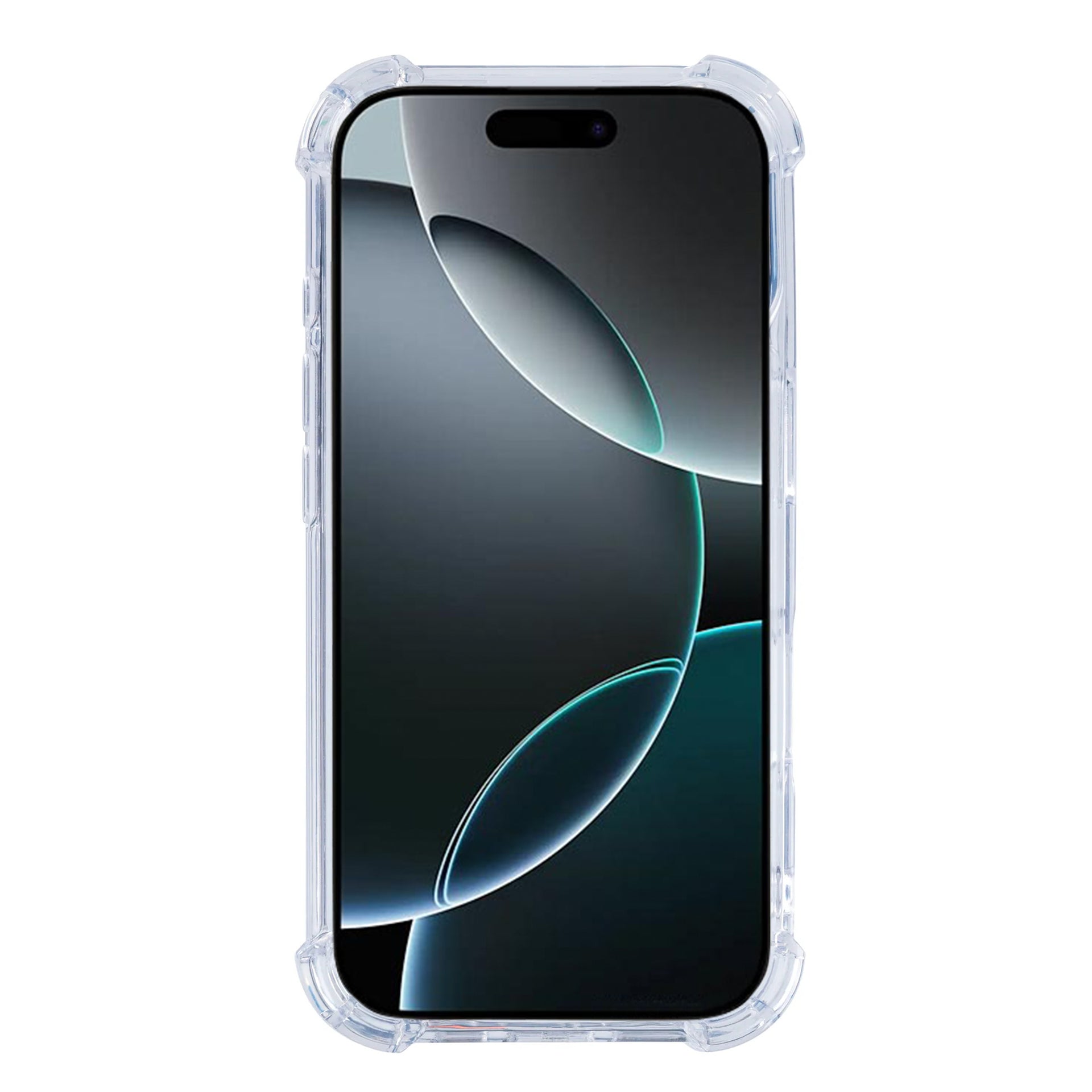 Rixus Anti-Burst Case For Apple iPhone 16 Pro Transparent