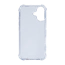 Rixus Anti-Burst Case For Apple iPhone 16 Plus Transparent