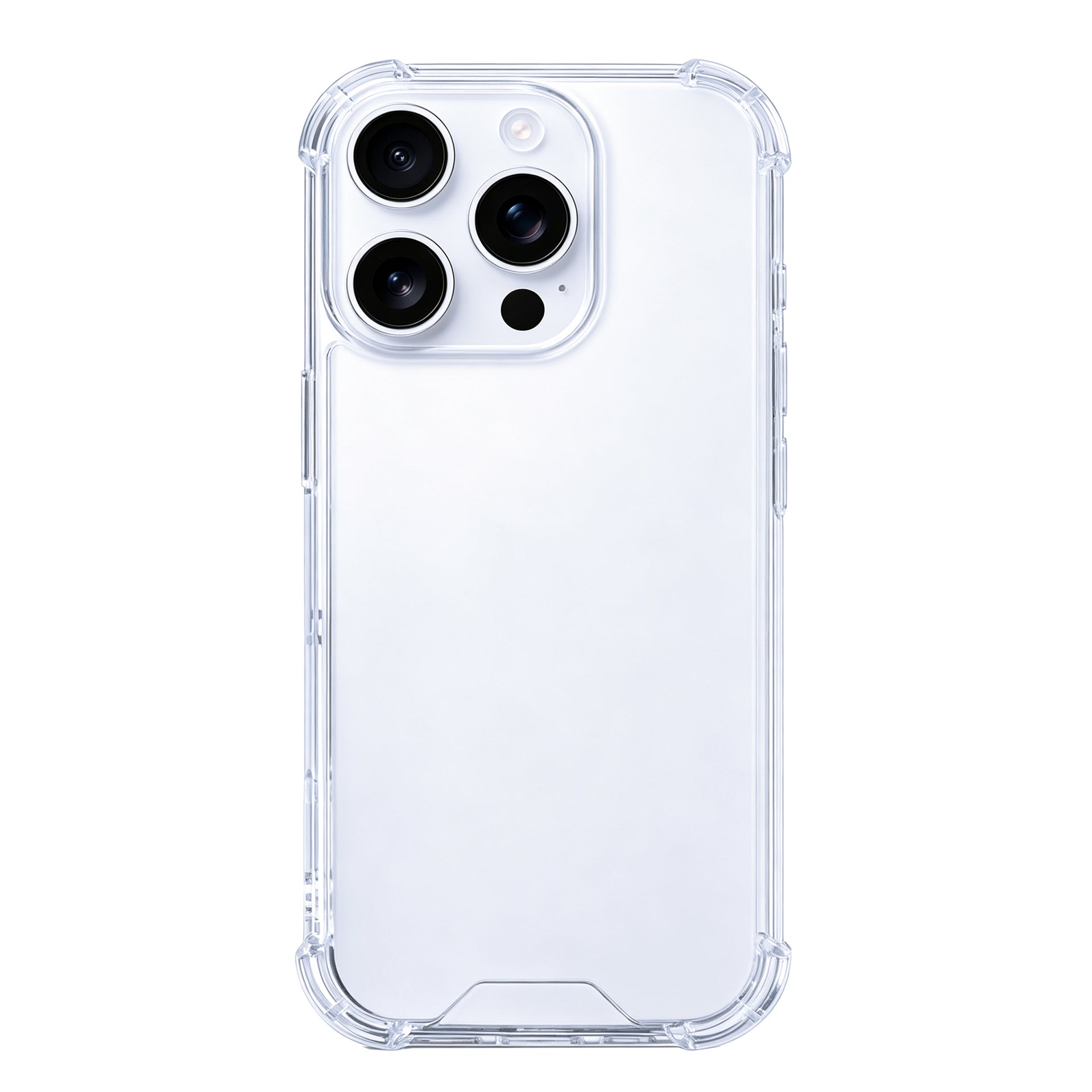 Rixus Anti-Burst Case For Apple iPhone 16 Pro Max Transparent