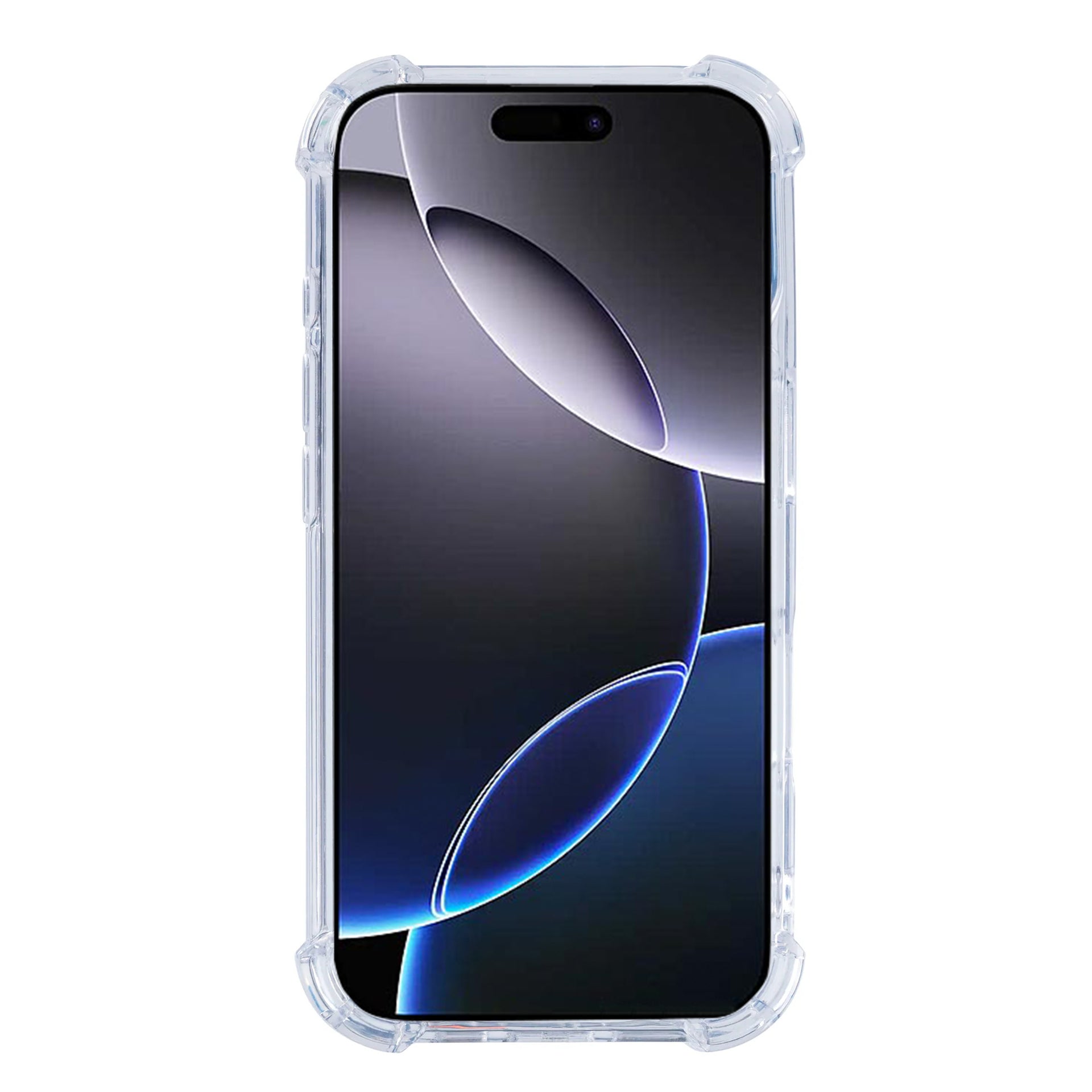 Rixus Anti-Burst Case For Apple iPhone 16 Pro Max Transparent