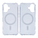 Rixus Anti-Burst Case With MagSafe For Apple iPhone 16 Transparent