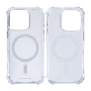 Rixus Anti-Burst Case With MagSafe For Apple iPhone 16 Pro Transparent