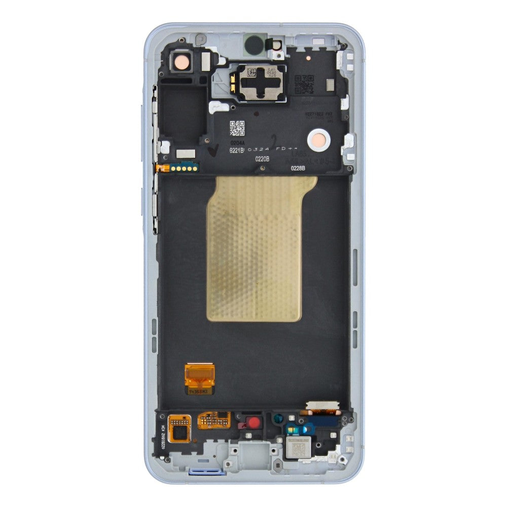Samsung Galaxy A55 A556B Display And Digitizer With Frame Ice Blue Pre-Assembled