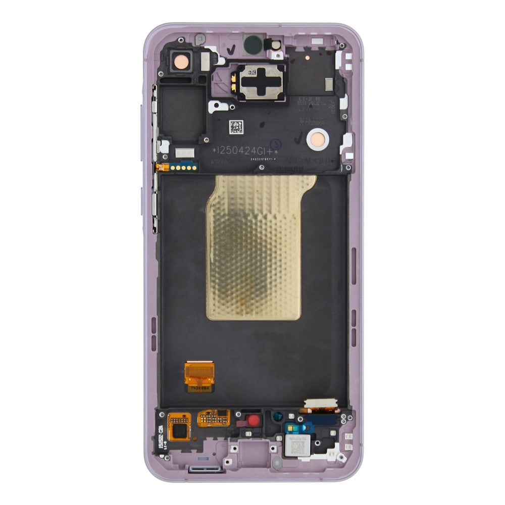 Samsung Galaxy A55 A556B Display And Digitizer With Frame Lilac Pre-Assembled