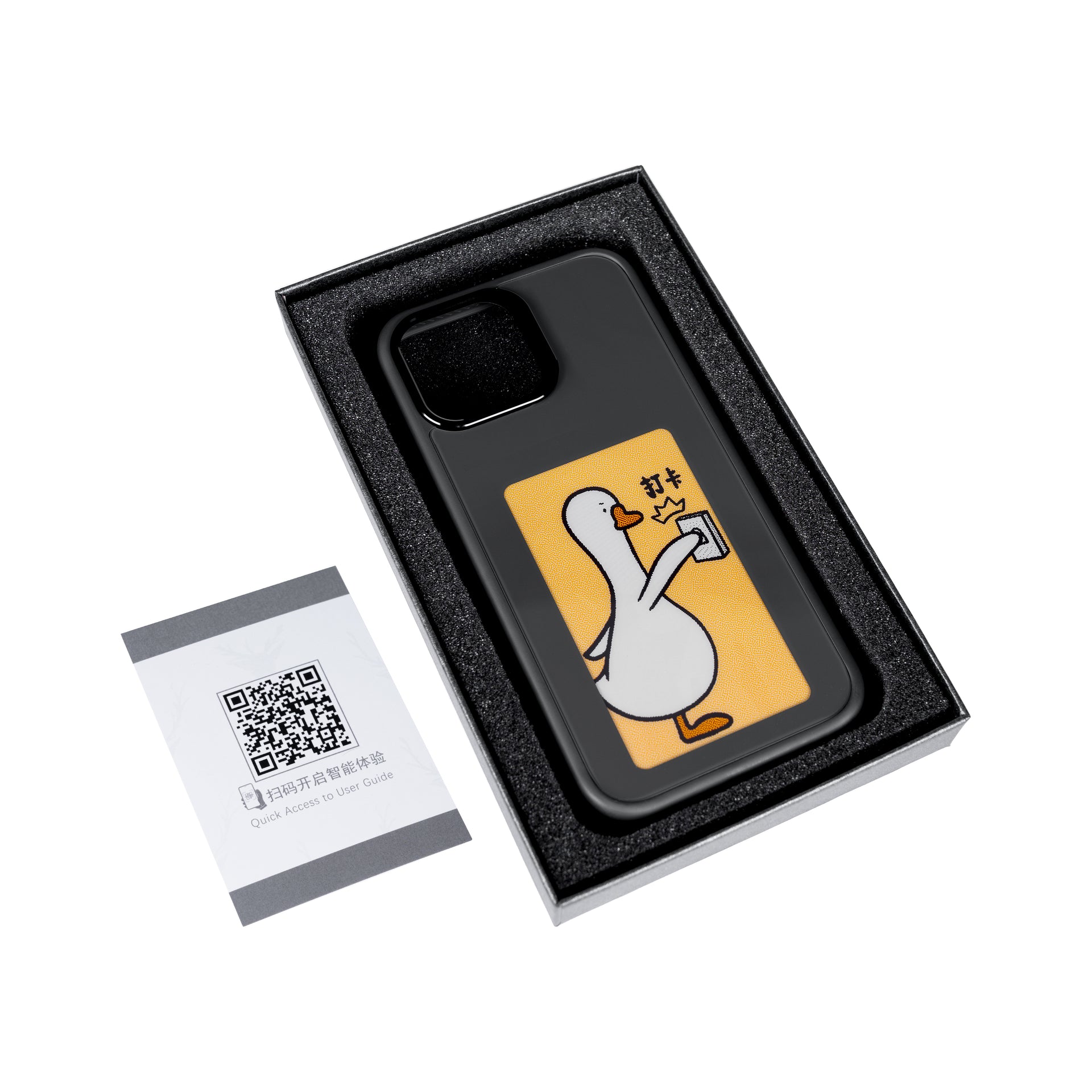 Smart Ink Phone Case For Apple iPhone 15 Black