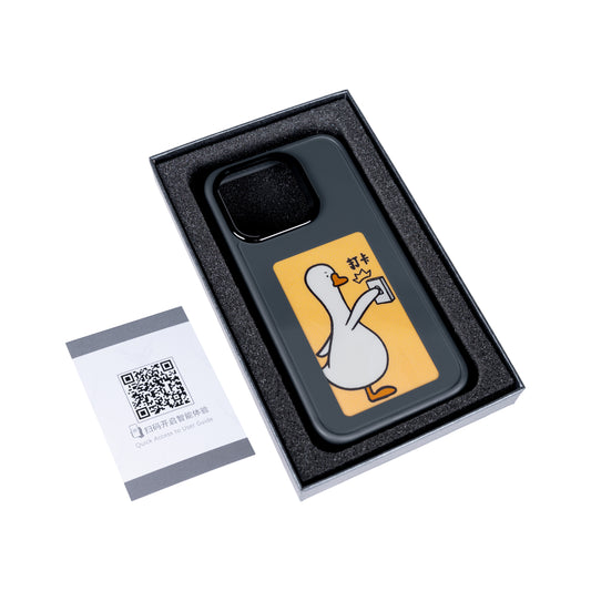 Smart Ink Phone Case For Apple iPhone 15 Pro Black