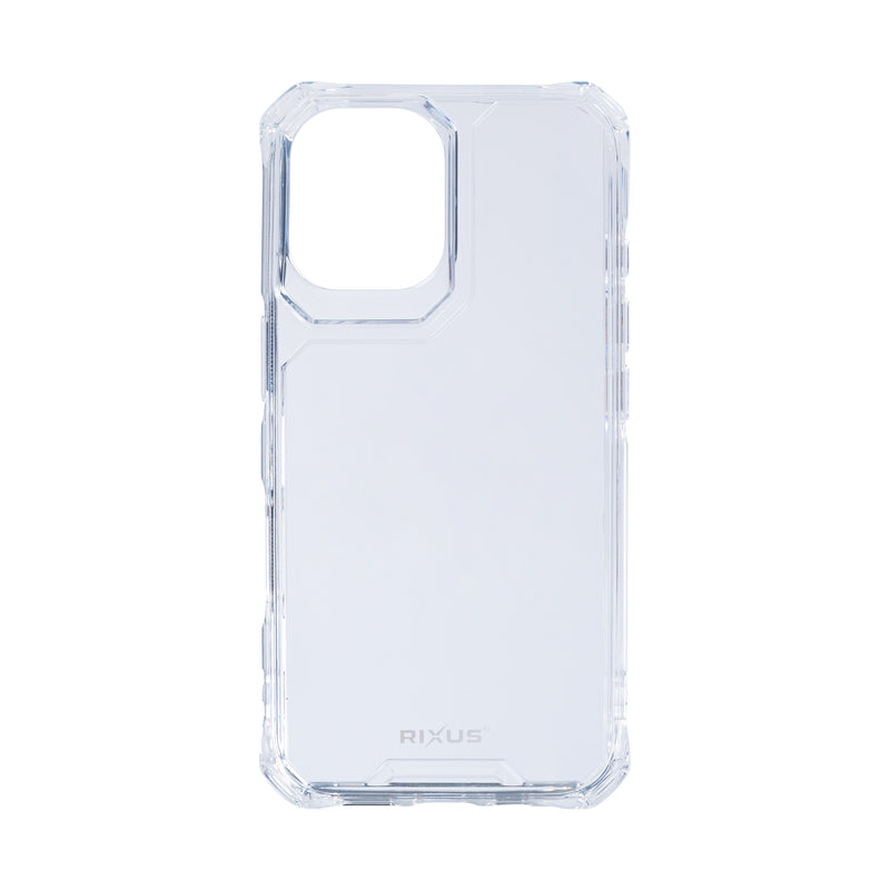 Rixus For iPhone 16 Armor-X Anti Shock Case Transparent