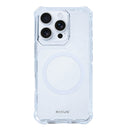Rixus Armor-X Anti Shock Case With MagSafe Compatible For Apple iPhone 16 Pro Transparent