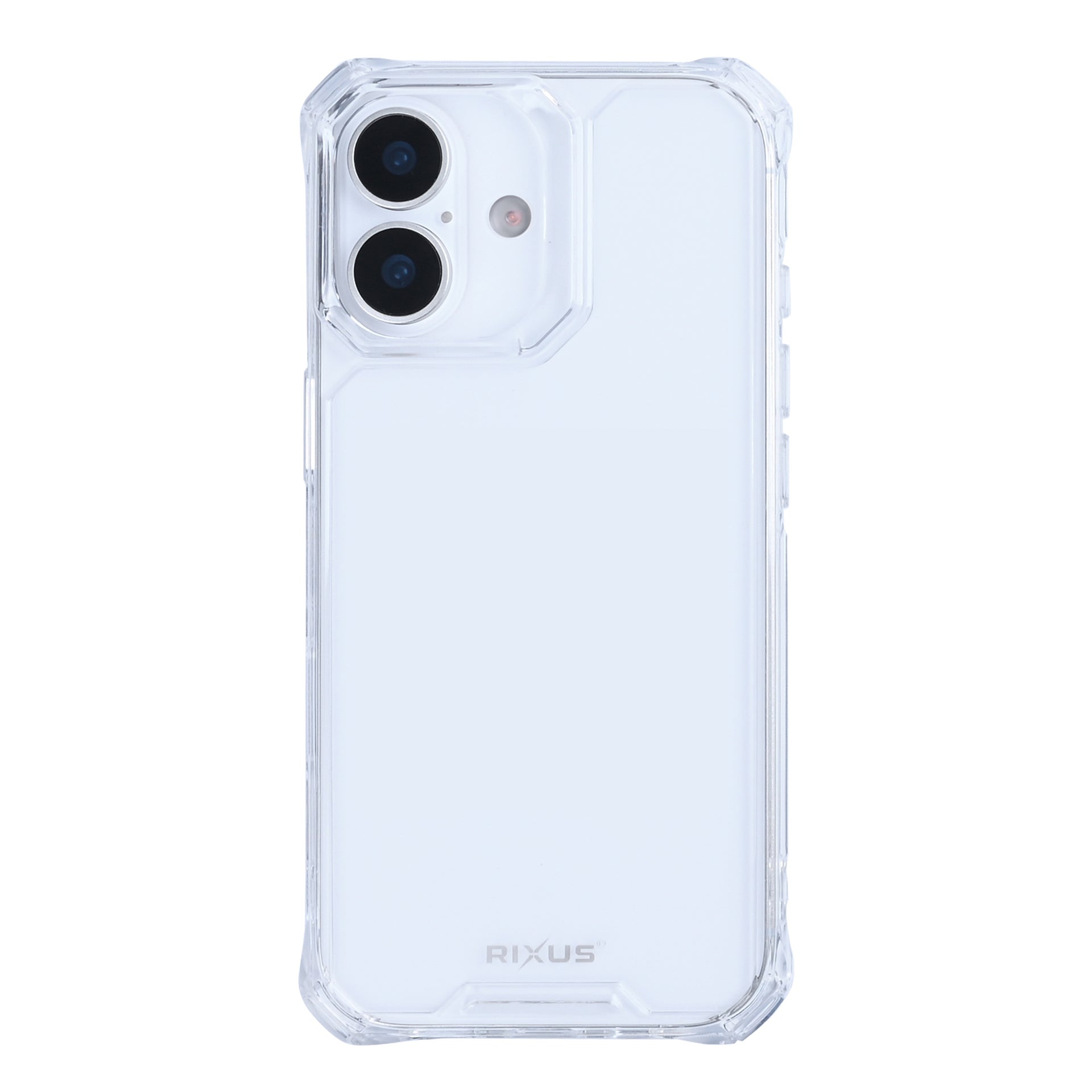 Rixus Armor-X Anti Shock Case For Apple iPhone 16 Plus Transparent