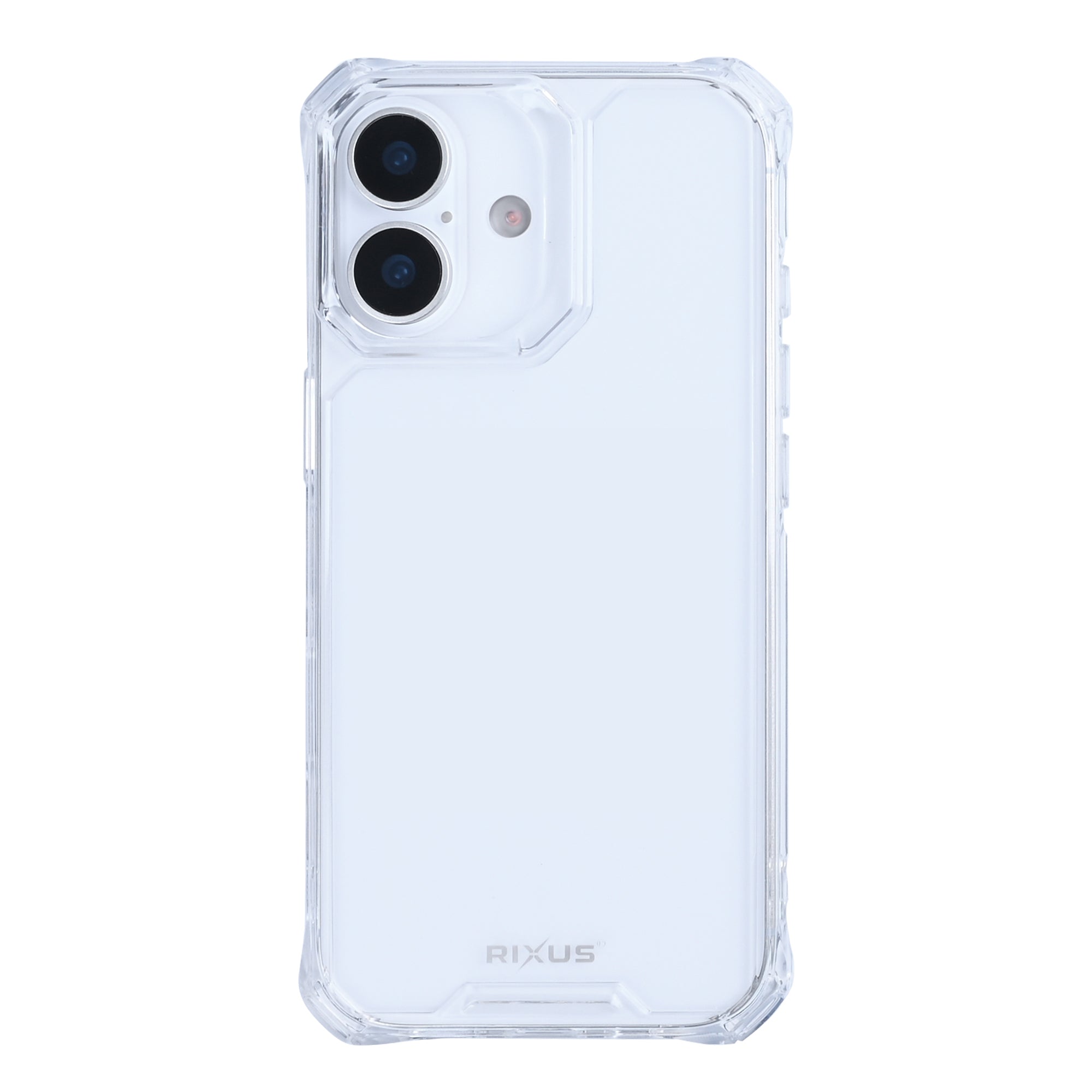 Rixus Armor-X Anti Shock Case For Apple iPhone 16 Plus Transparent