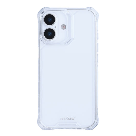 Rixus Armor-X Anti Shock Case For Apple iPhone 16 Plus Transparent