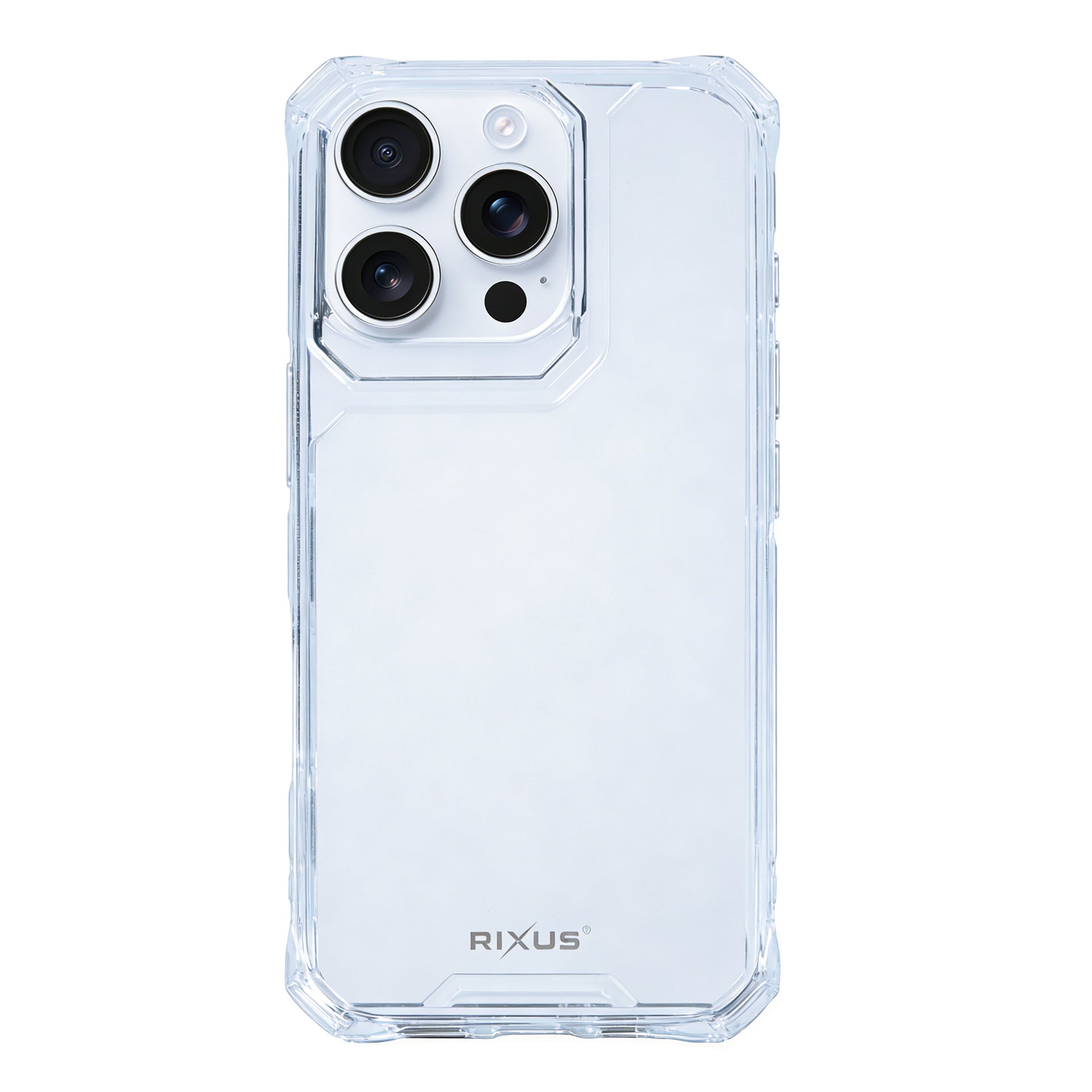 Rixus Armor-X Anti Shock Case For Apple iPhone 16 Pro Max Transparent