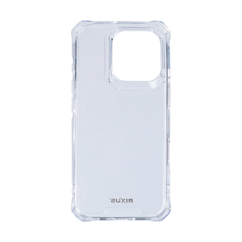 Rixus For iPhone 16 Pro Max Armor-X Anti Shock Case Transparent