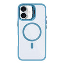 Rixus Classic 03 Case With MagSafe Compatible For Apple iPhone 16 Light Blue