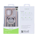 Rixus Classic 03 Case With MagSafe Compatible For Apple iPhone 16 Light Pink