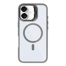 Rixus Classic 03 Case With MagSafe Compatible For Apple iPhone 16 Titanium Grey