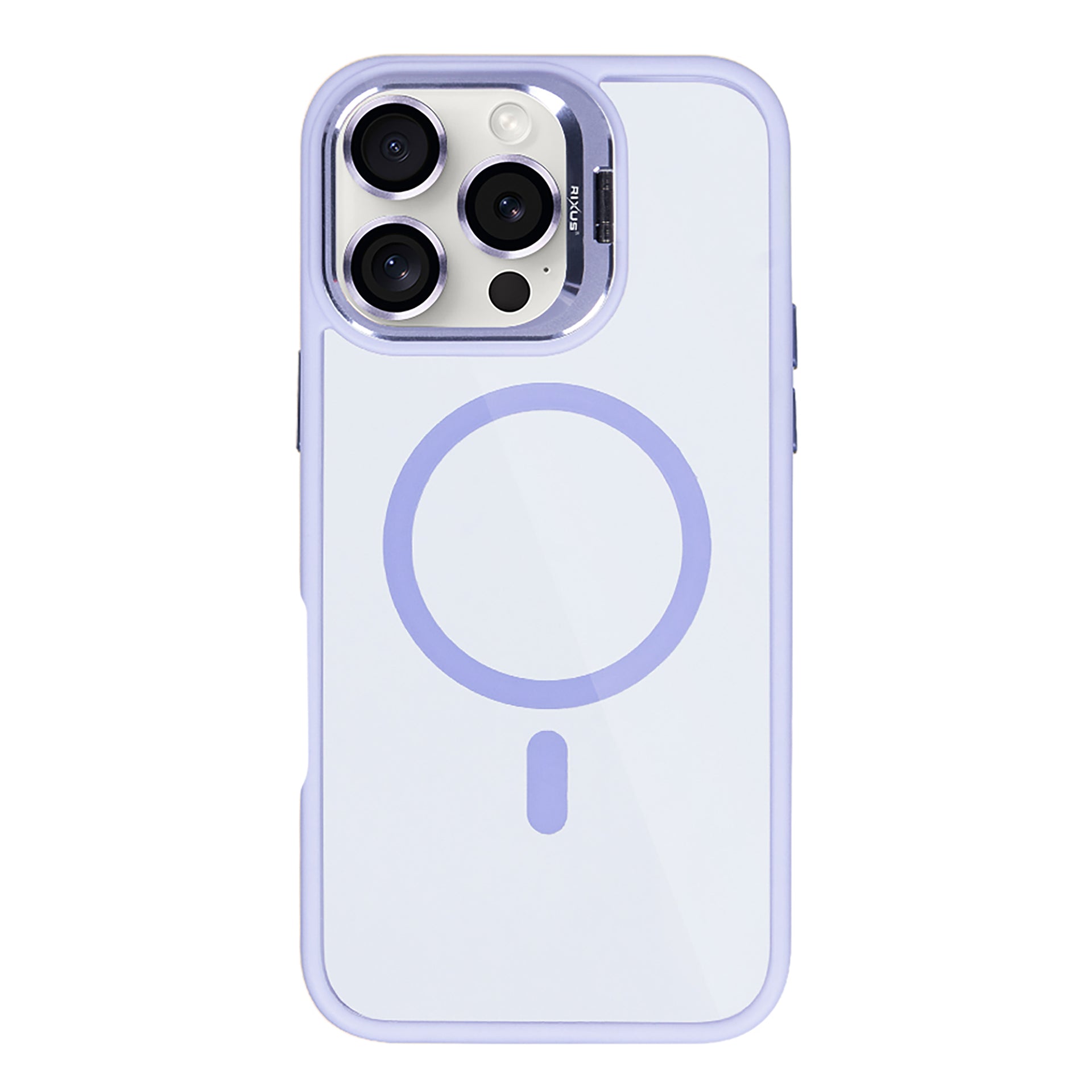 Rixus Classic 03 Case With MagSafe Compatible For Apple iPhone 16 Pro Light Purple