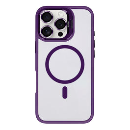 Rixus Classic 03 Case With MagSafe Compatible For Apple iPhone 16 Pro Deep Purple