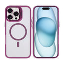 Rixus Classic 03 Case With MagSafe Compatible For Apple iPhone 16 Pro Dark Pink