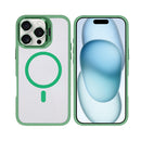 Rixus Classic 03 Case With MagSafe Compatible For Apple iPhone 16 Pro Light Green