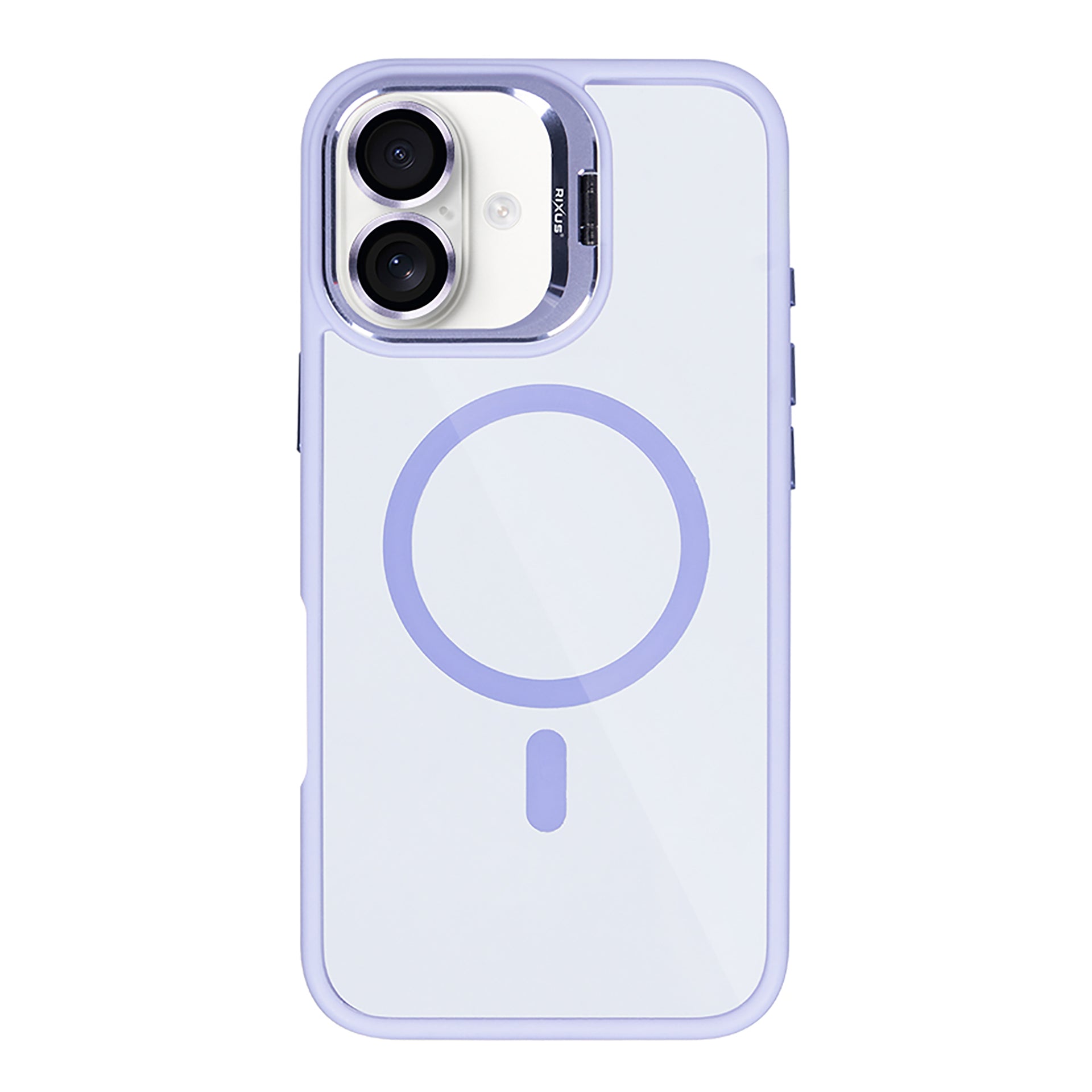 Rixus Classic 03 Case With MagSafe Compatible For Apple iPhone 16 Plus Light Purple