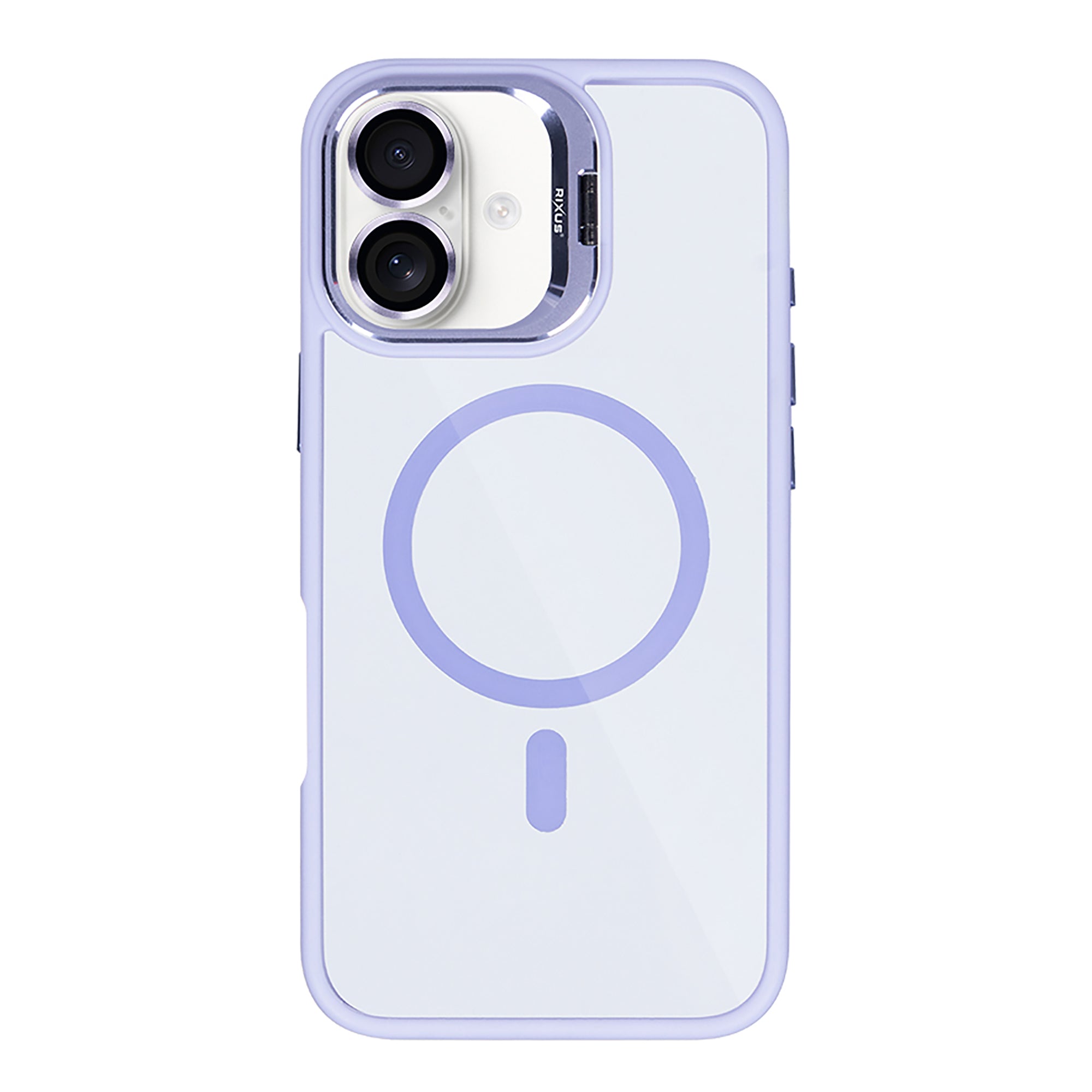 Rixus Classic 03 Case With MagSafe Compatible For Apple iPhone 16 Plus Light Purple