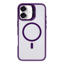 Rixus Classic 03 Case With MagSafe Compatible For Apple iPhone 16 Plus Deep Purple