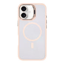 Rixus Classic 03 Case With MagSafe Compatible For Apple iPhone 16 Plus Light Pink