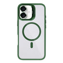 Rixus Classic 03 Case With MagSafe Compatible For Apple iPhone 16 Plus Dark Green