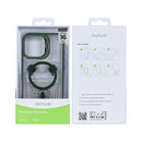 Rixus Classic 03 Case With MagSafe Compatible For Apple iPhone 16 Plus Dark Green
