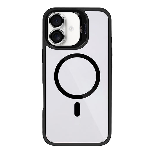 Rixus Classic 03 Case With MagSafe Compatible For Apple iPhone 16 Plus Black