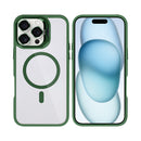 Rixus Classic 03 Case With MagSafe Compatible For Apple iPhone 16 Pro Max Dark Green