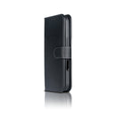 Rixus For iPhone 16 Pro Duo Magnetic Detachable Wallet Black
