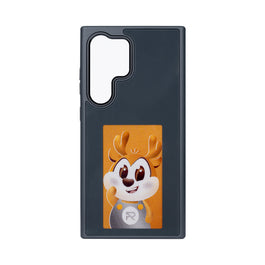 Smart lnk Phone Case For Samsung Galaxy S23 Ultra S918B Black