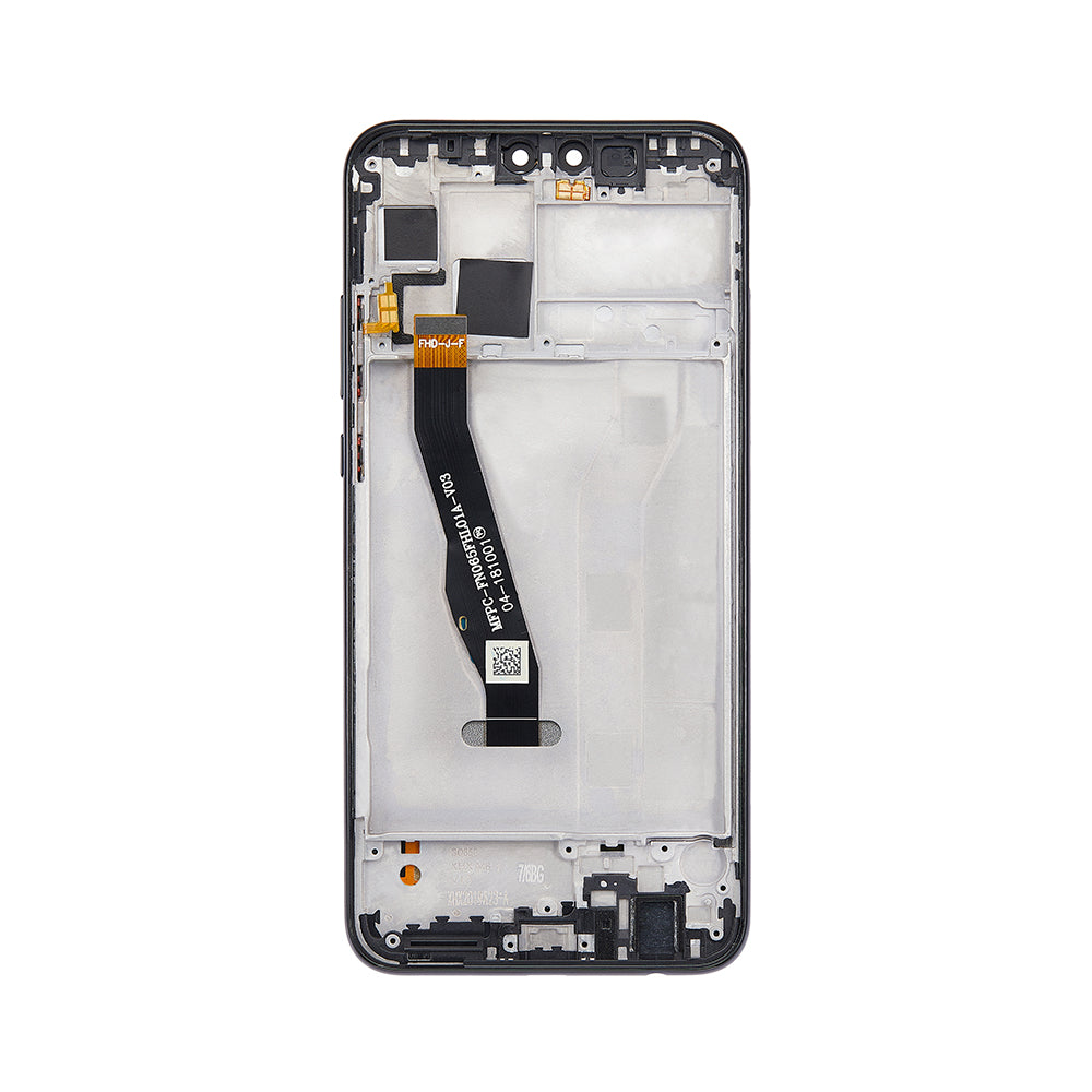Huawei Y9 (2019) Display And Digitizer With Frame Midnight Black OEM