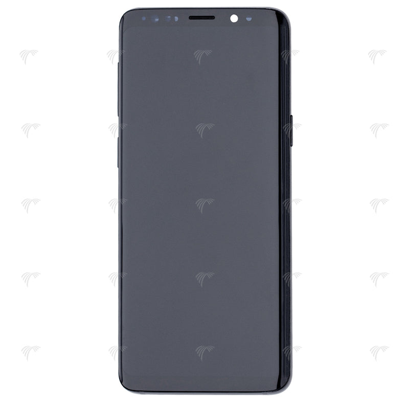 Samsung Galaxy S9 G960F Display And Digitizer With Frame Midnight Black Refurbished