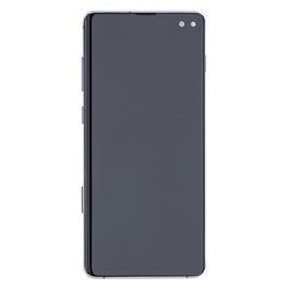 Samsung Galaxy S10 Plus G975F Display And Digitizer With Frame Prism Black Refurbished