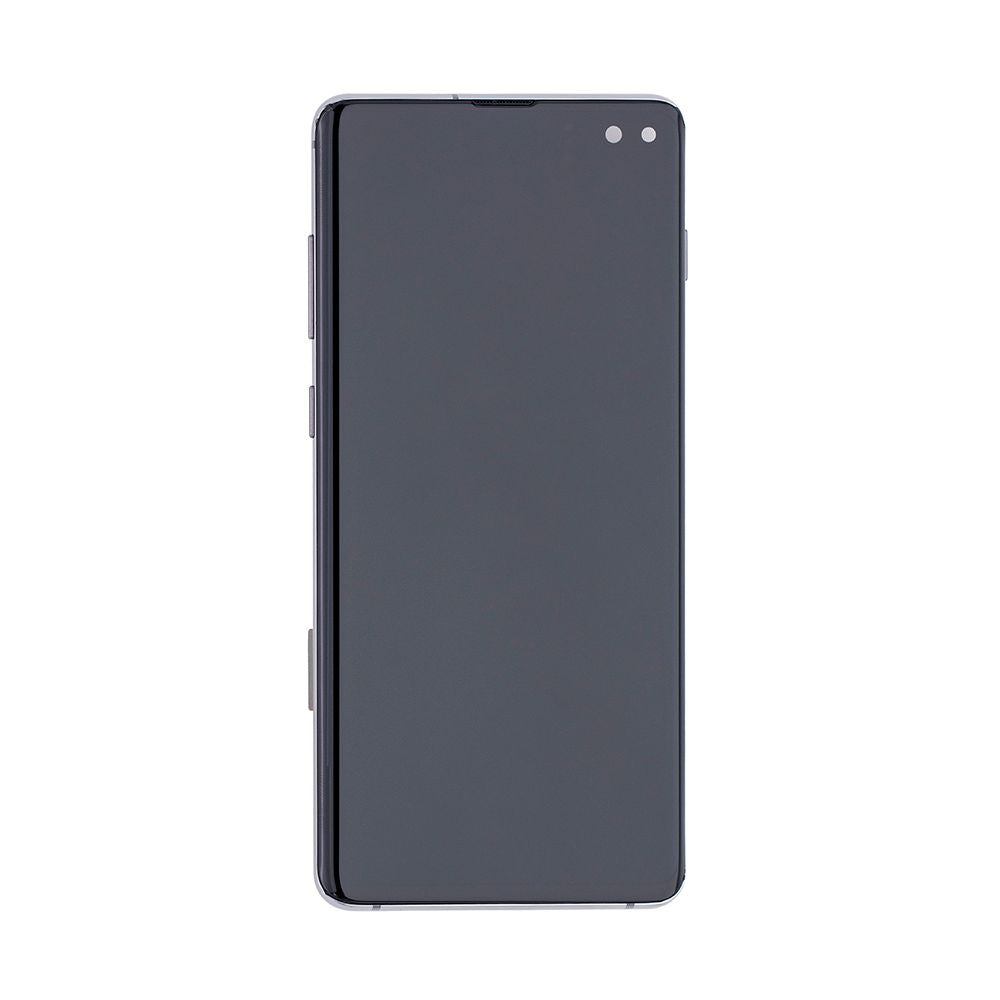 Samsung Galaxy S10 Plus G975F Display And Digitizer With Frame Prism Black Refurbished