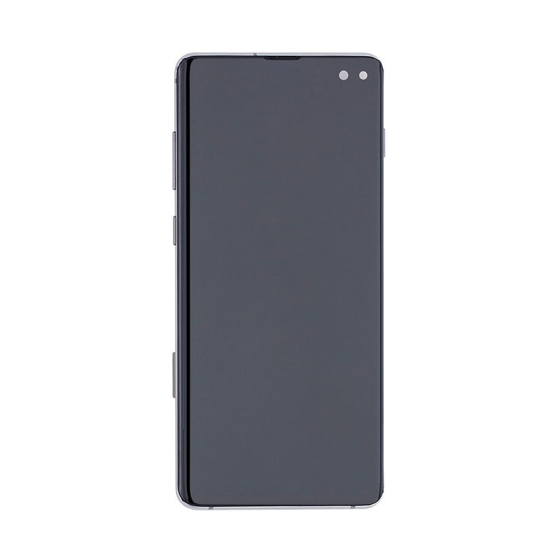 Samsung Galaxy S10 Plus G975F Display And Digitizer With Frame Prism Black Refurbished