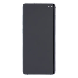 Samsung Galaxy S10 Plus G975F Display And Digitizer With Frame Prism White Refurbished
