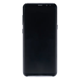 Samsung Galaxy S8 Plus G955F Display And Digitizer With Frame Midnight Black Refurbished
