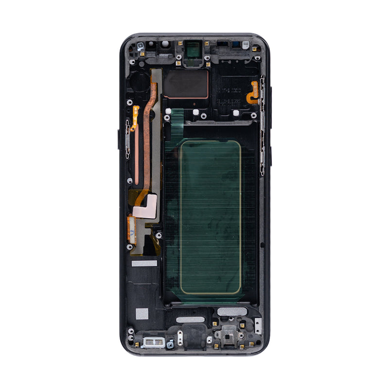 Samsung Galaxy S8 Plus G955F Display And Digitizer With Frame Midnight Black Refurbished