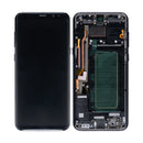 Samsung Galaxy S8 Plus G955F Display And Digitizer With Frame Midnight Black Refurbished