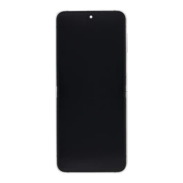 Samsung Galaxy Z Flip6 F741B Main Display And Digitizer With Frame White Service Pack
